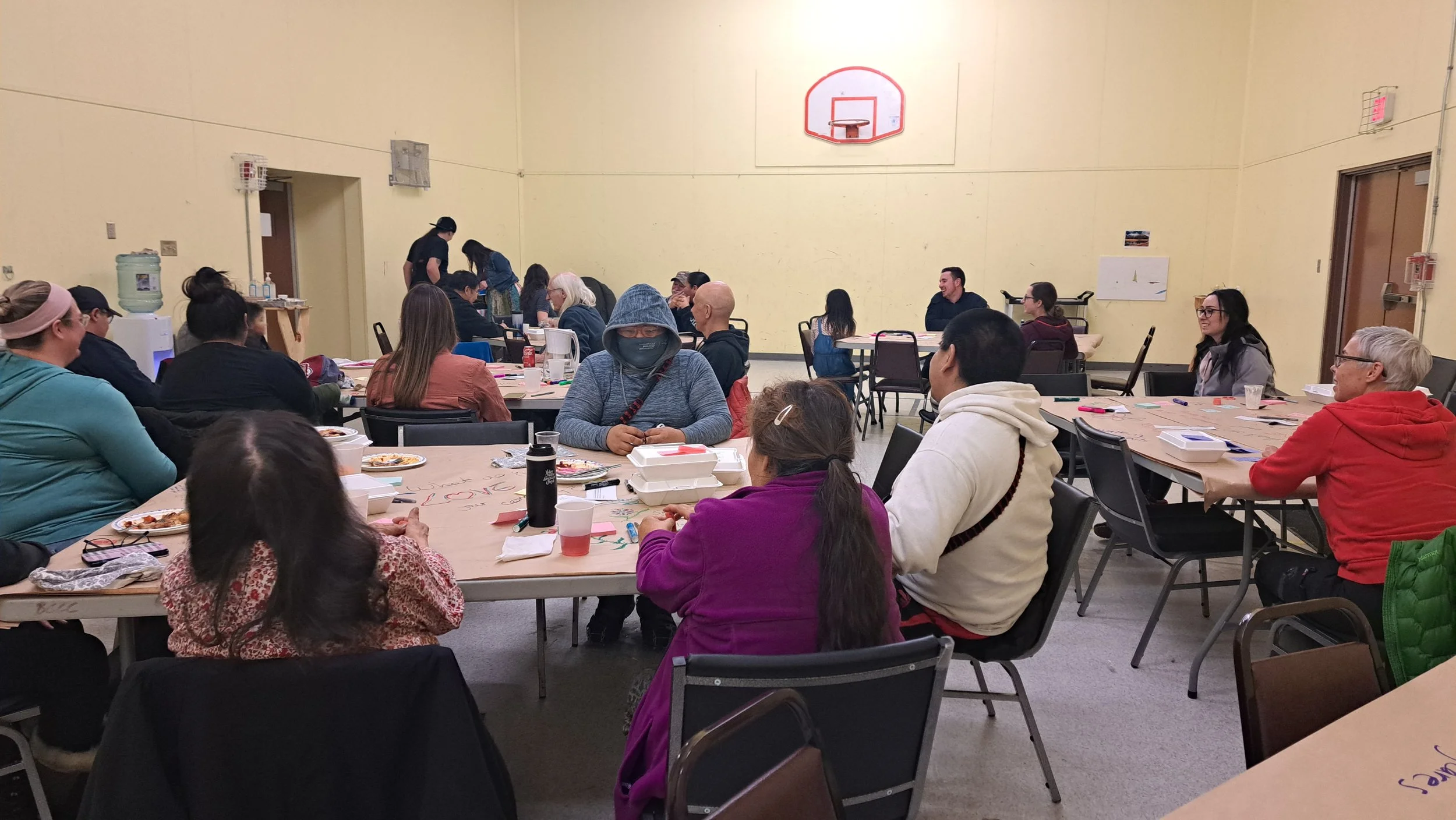 A CCP community engagement meeting.