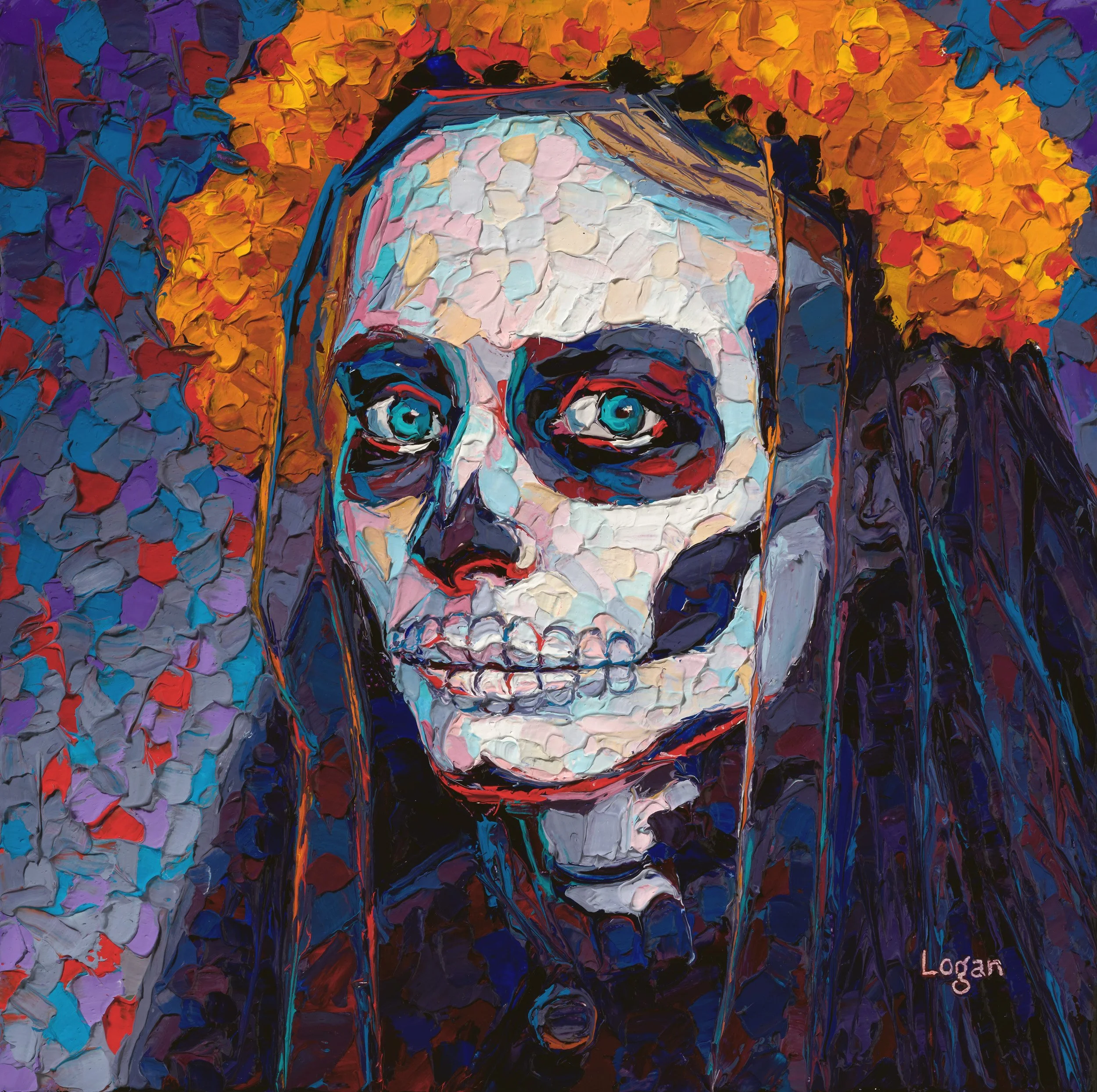 La Catrina #2 • 8" x 8"