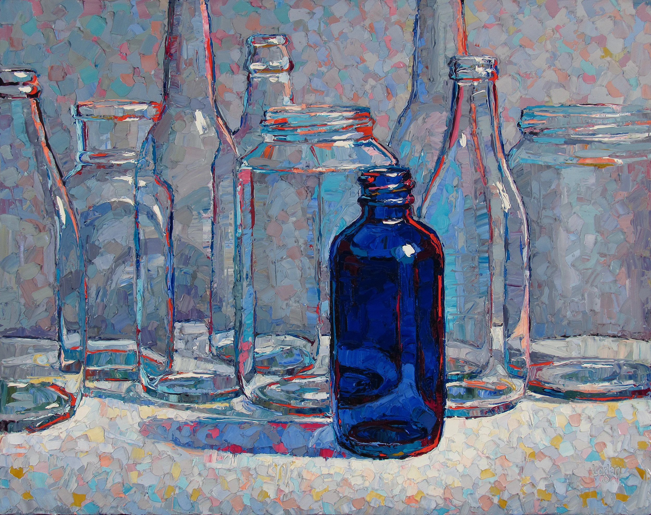 Bottle Blue • 16" x 20" • oil on canvas 
(Private Collection)