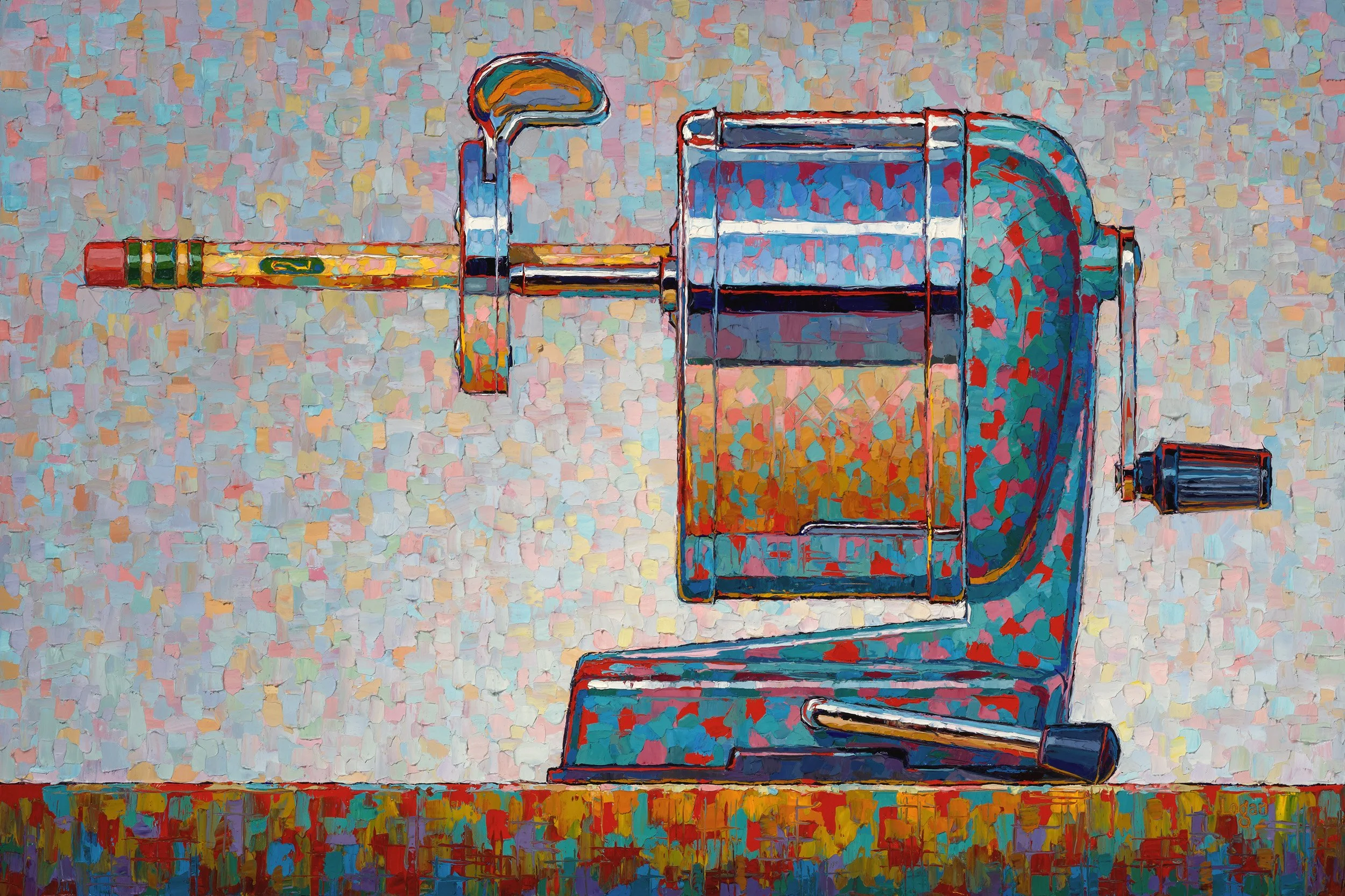 Boston Pencil Sharpener • 20" x 30" • oil on canvas 
(Private Collection)
