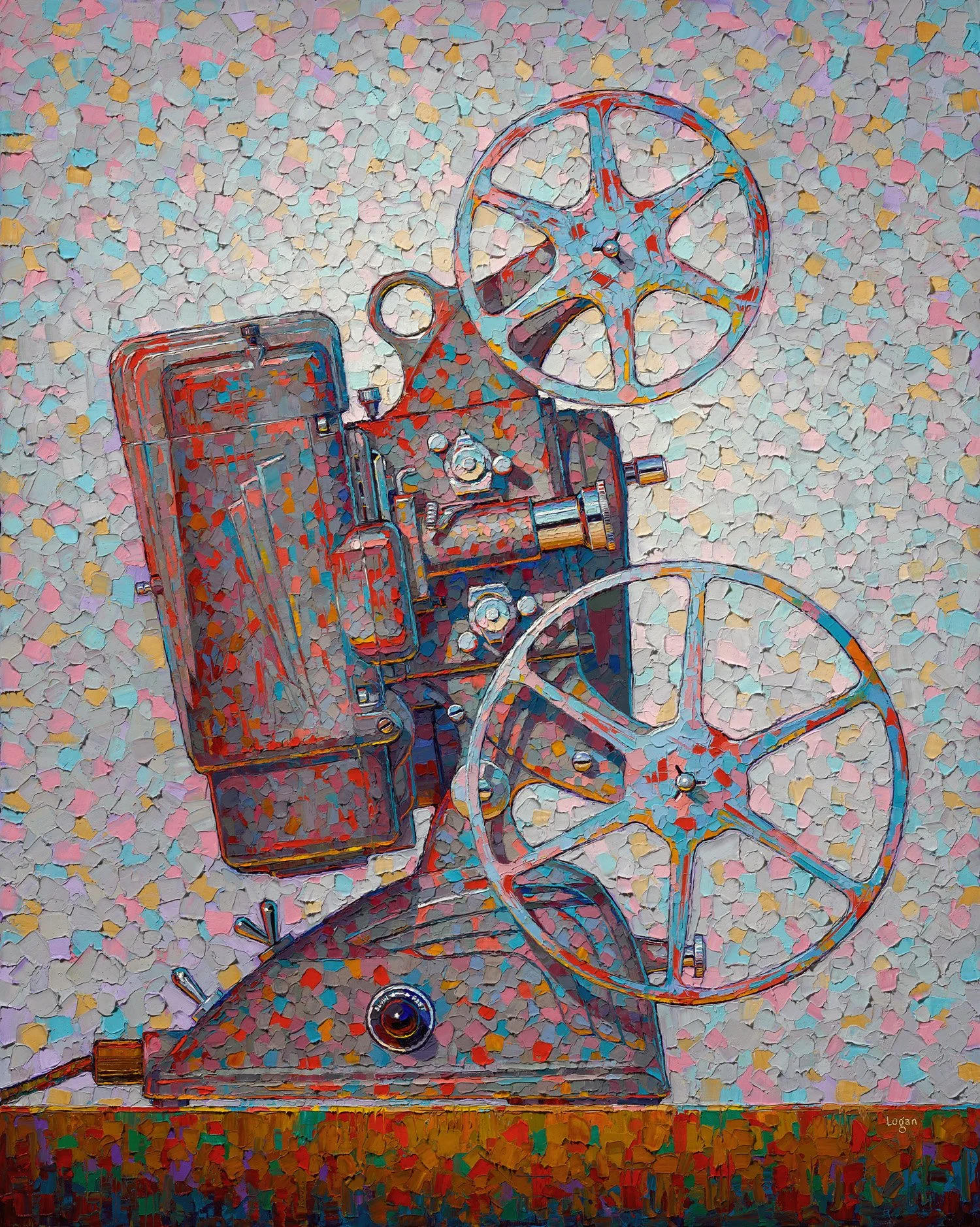 Ampro Projector • 30" x 24" • oil on canvas