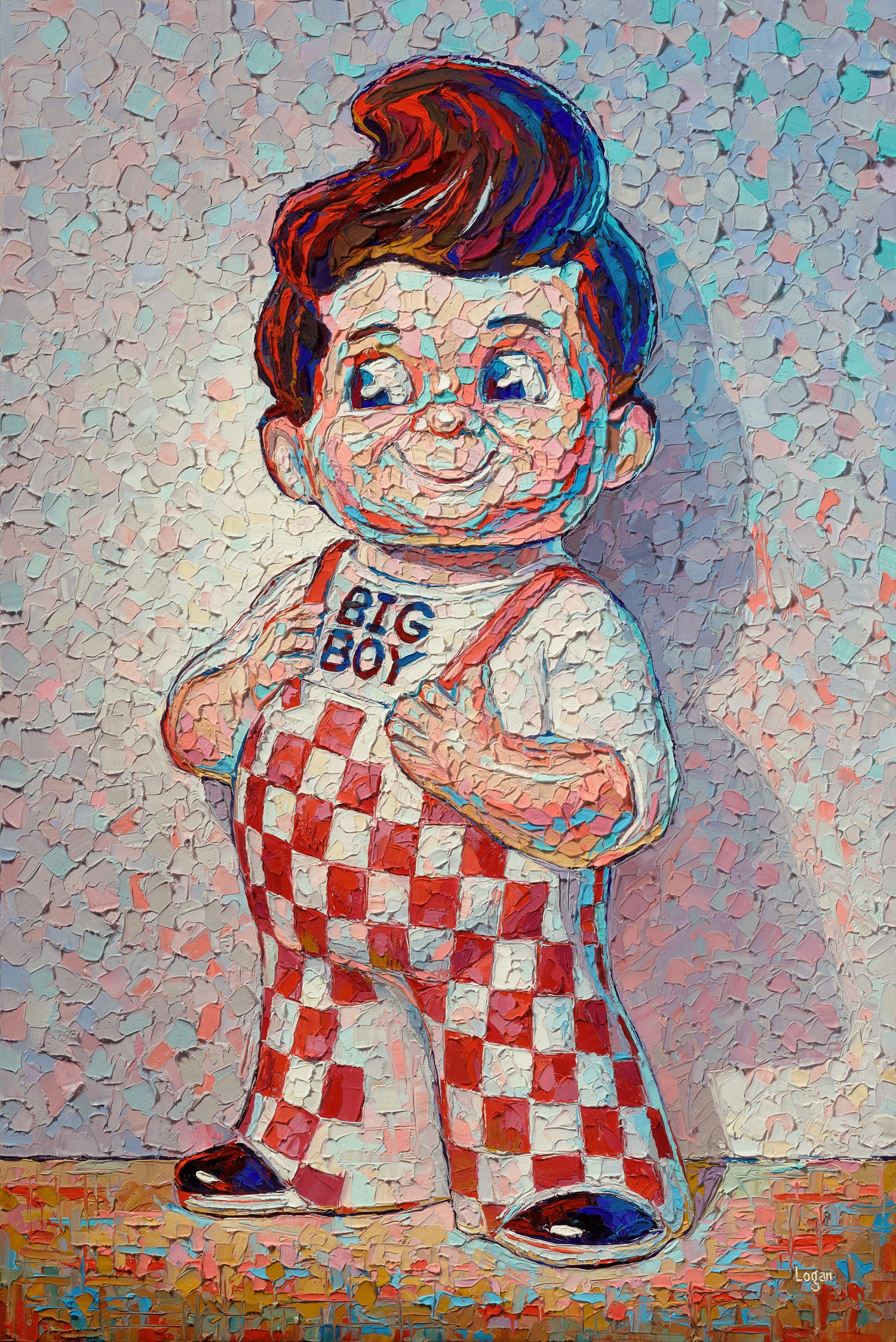 Big Boy Toy Bank • 24" x 16" • oil on canvas