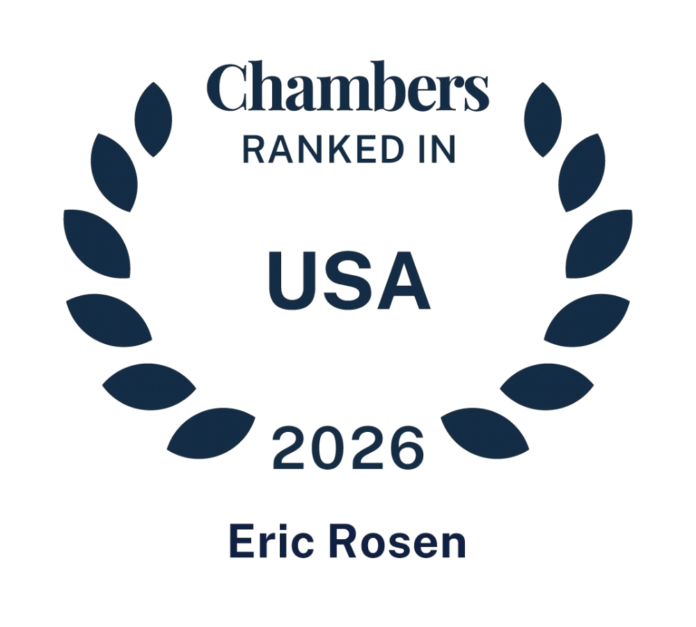 Ranked in Chambers USA 2026 - Eric Rosen