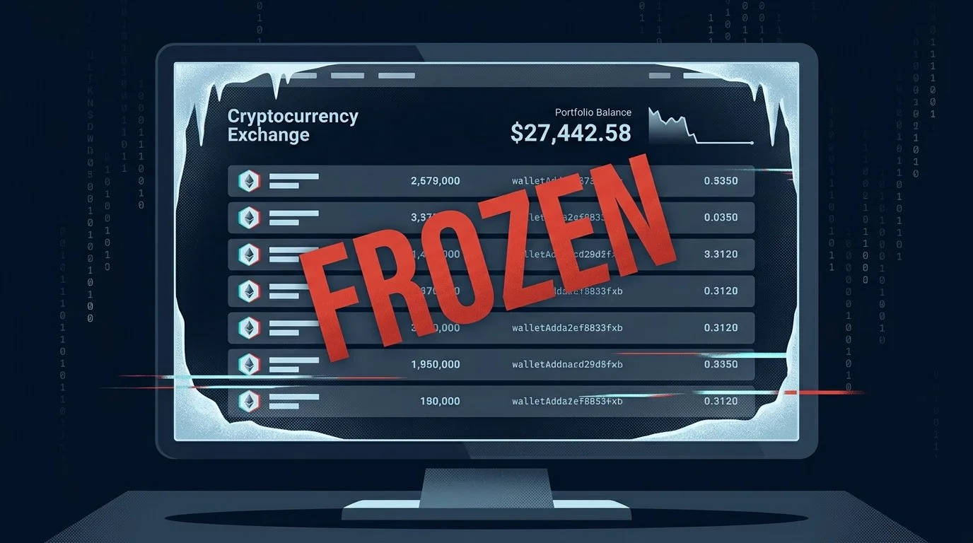 Your Crypto Account Was Frozen, Subpoenaed, or Seized. Here Is What It Actually Means