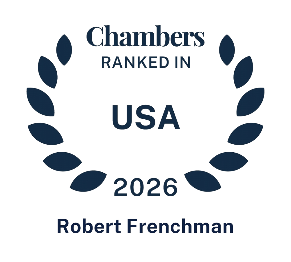 Ranked in Chambers USA 2026 - Robert Frenchman