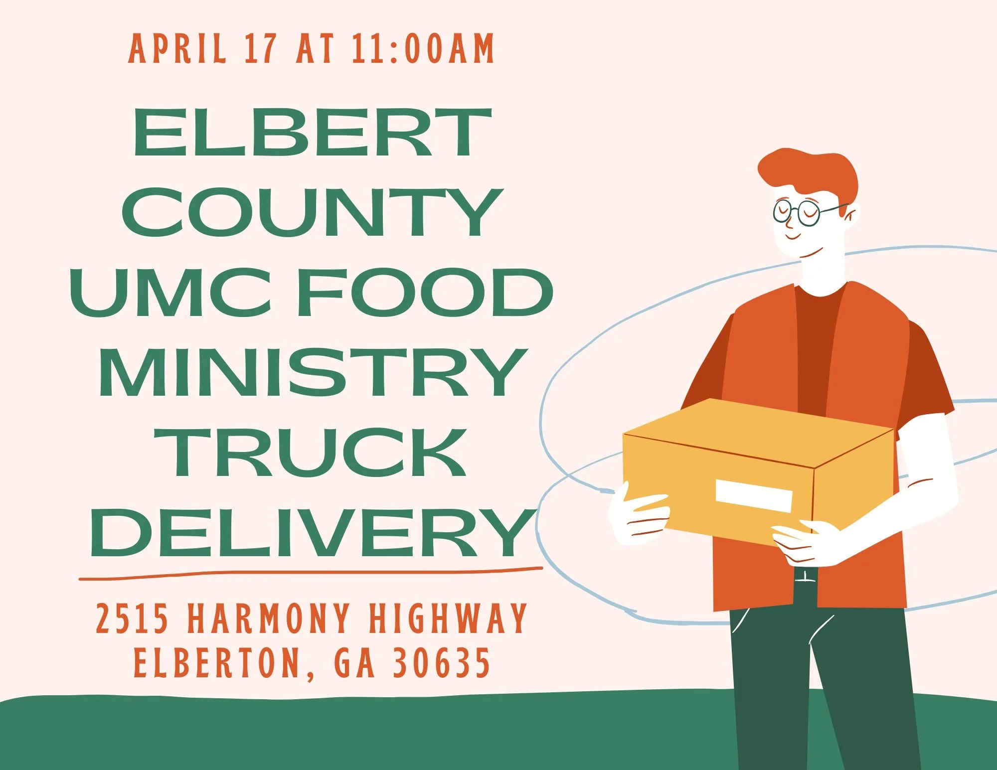 Elbert County UMC Food Ministry Truck Delivery