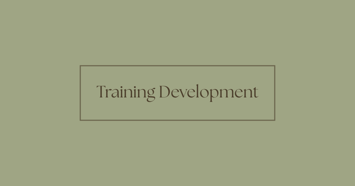 Training Development Service