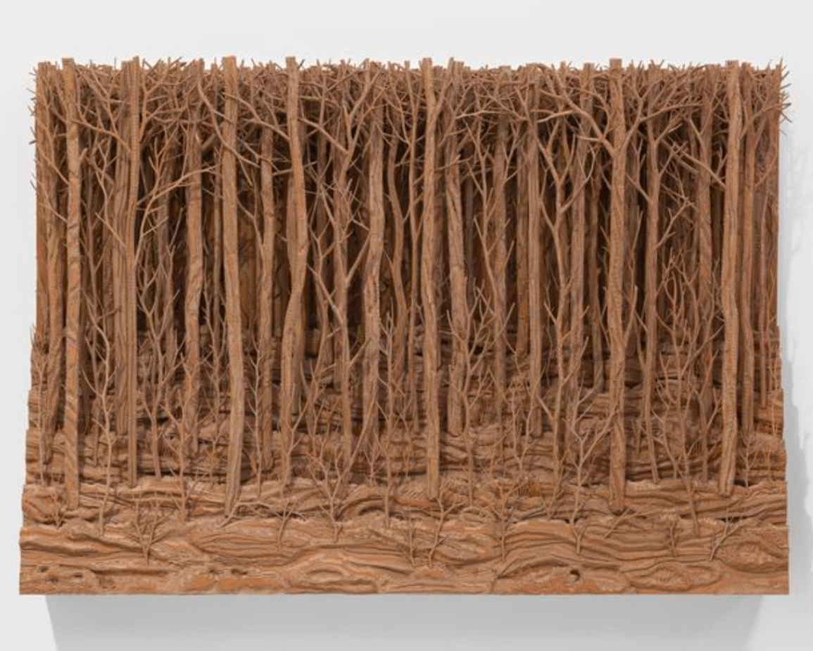 Eva Jospin Forêt , 2025 Wood, cardboard