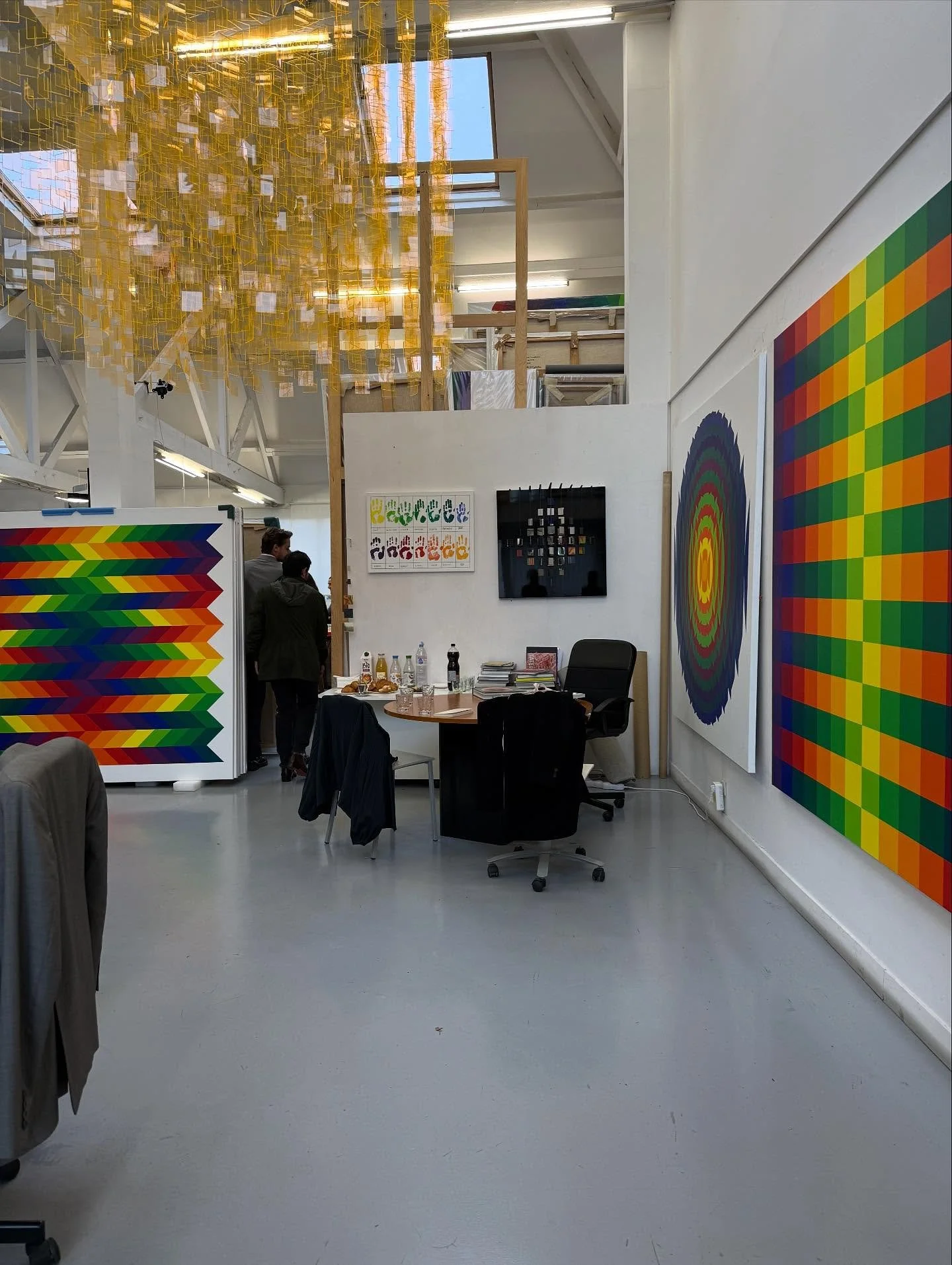 Closing out two weeks in Europe with a fantastic visit to Julio Le Parc&rsquo;s @julio_le_parc_official studio.

A pioneer of kinetic art and Op art, Le Parc was a founding member of  the influential artistic collective G.R.A.V. (Groupe de Recherche 