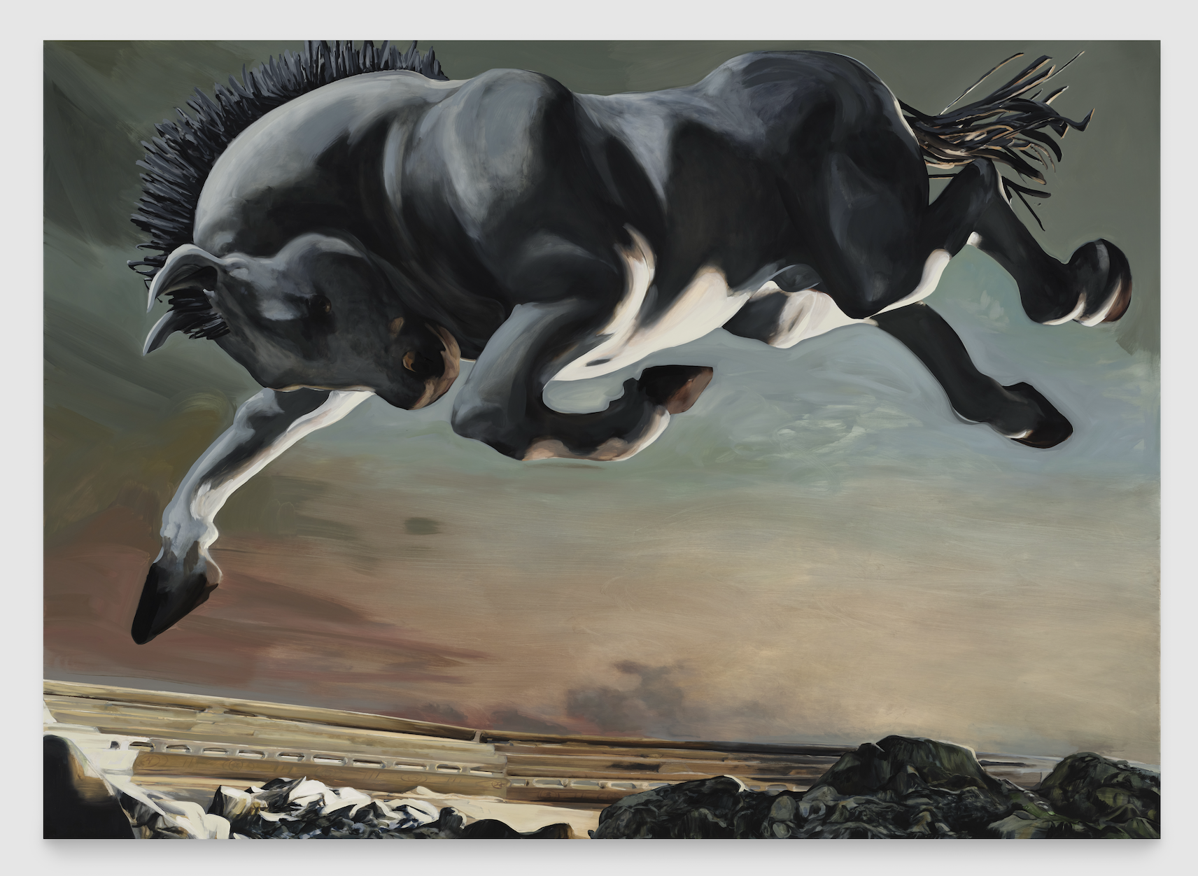   Emma Webster    Capriole   , 2023  Oil on linen 