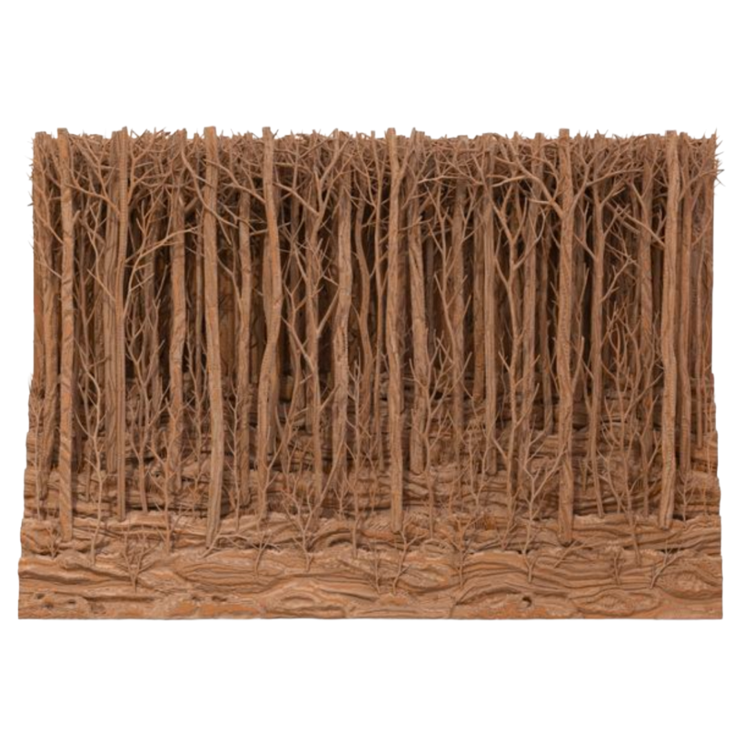  EVA JOSPIN  Forêt , 2025 Wood, cardboard 