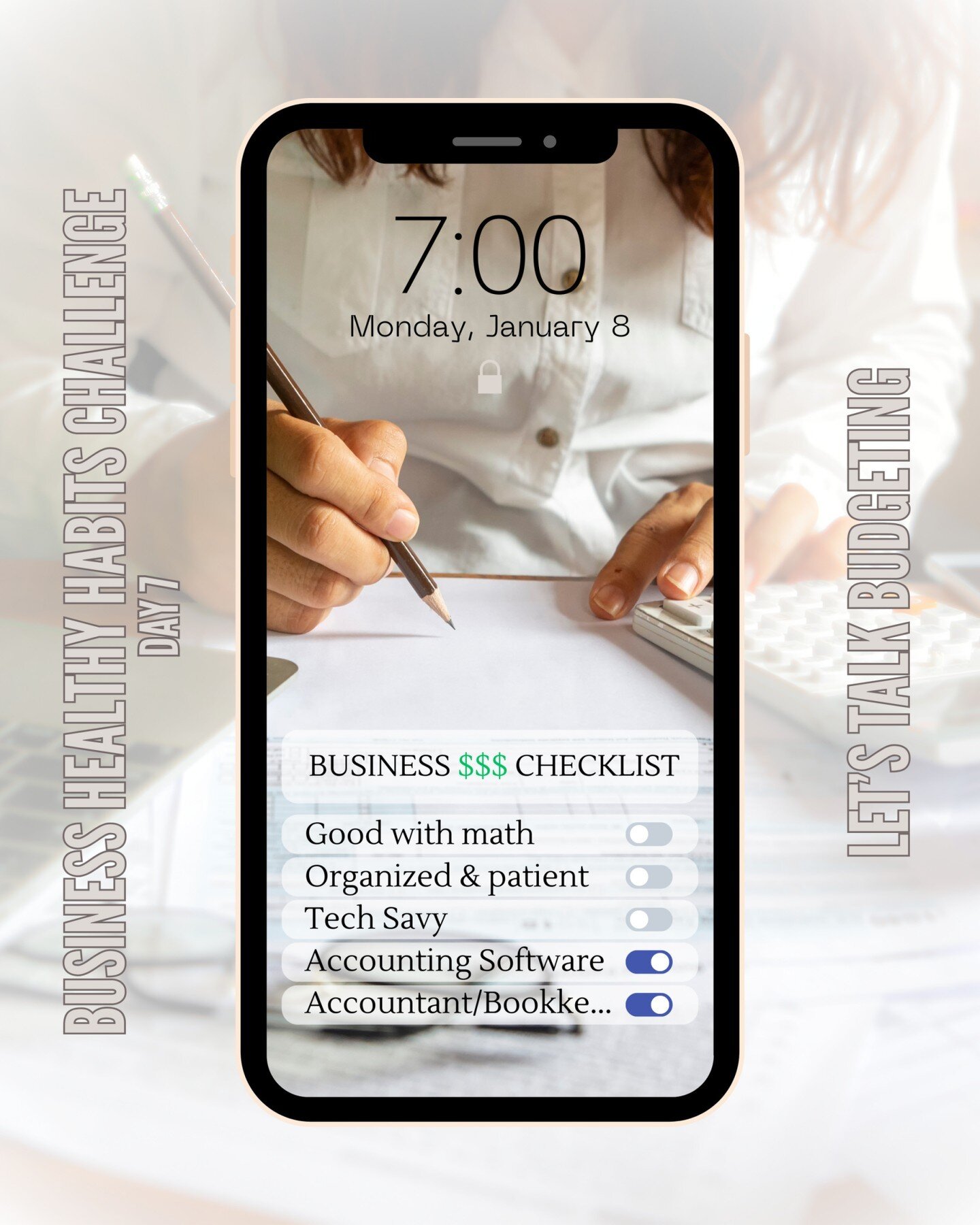 📊 Day 7 of the #BusinessHealthyHabit challenge is all about boosting your business's financial health! 💰 

Today's challenge: Dive into the world of budgeting basics to ensure a prosperous year ahead. 🌟

📈 Start by introducing choosing the fundam
