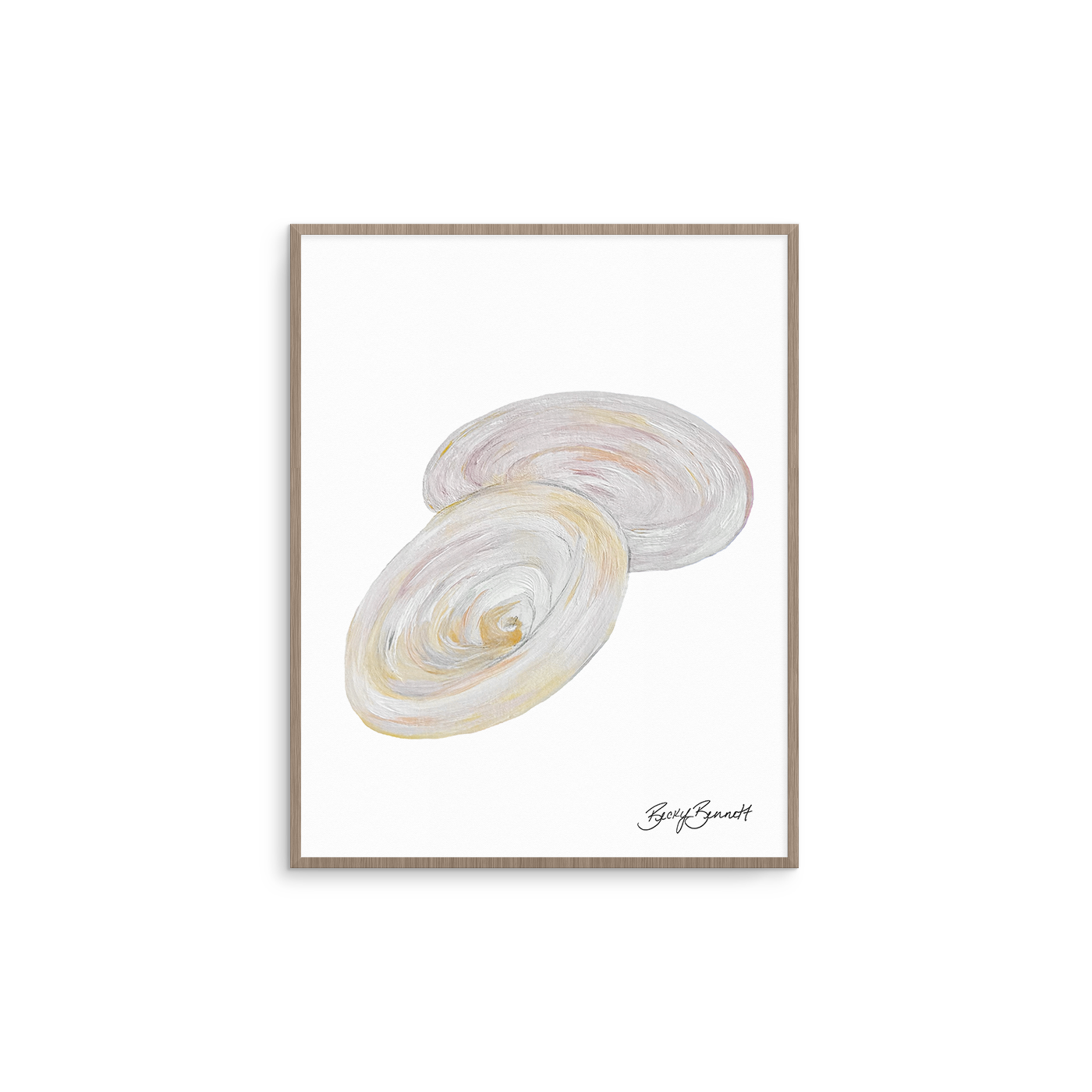 Hawaii Puka Shell Painting