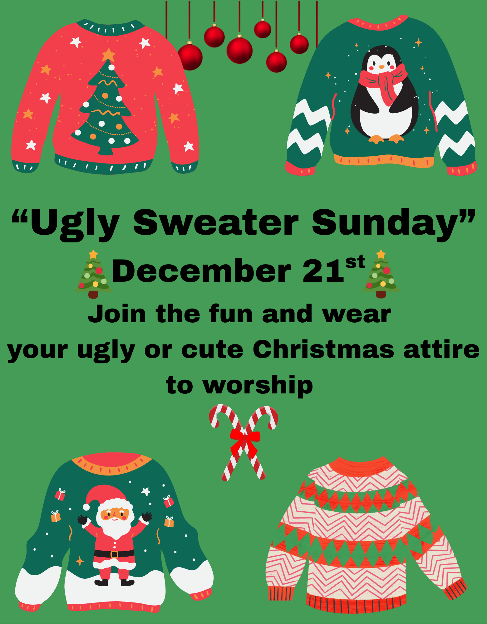 Ugly Sweater Sunday 