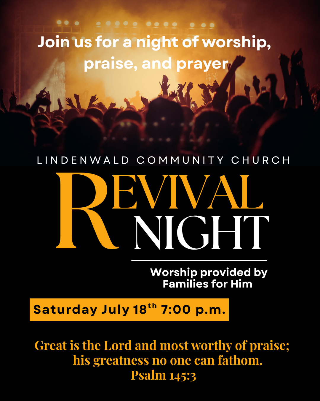 Revival Night - July 18, 2026