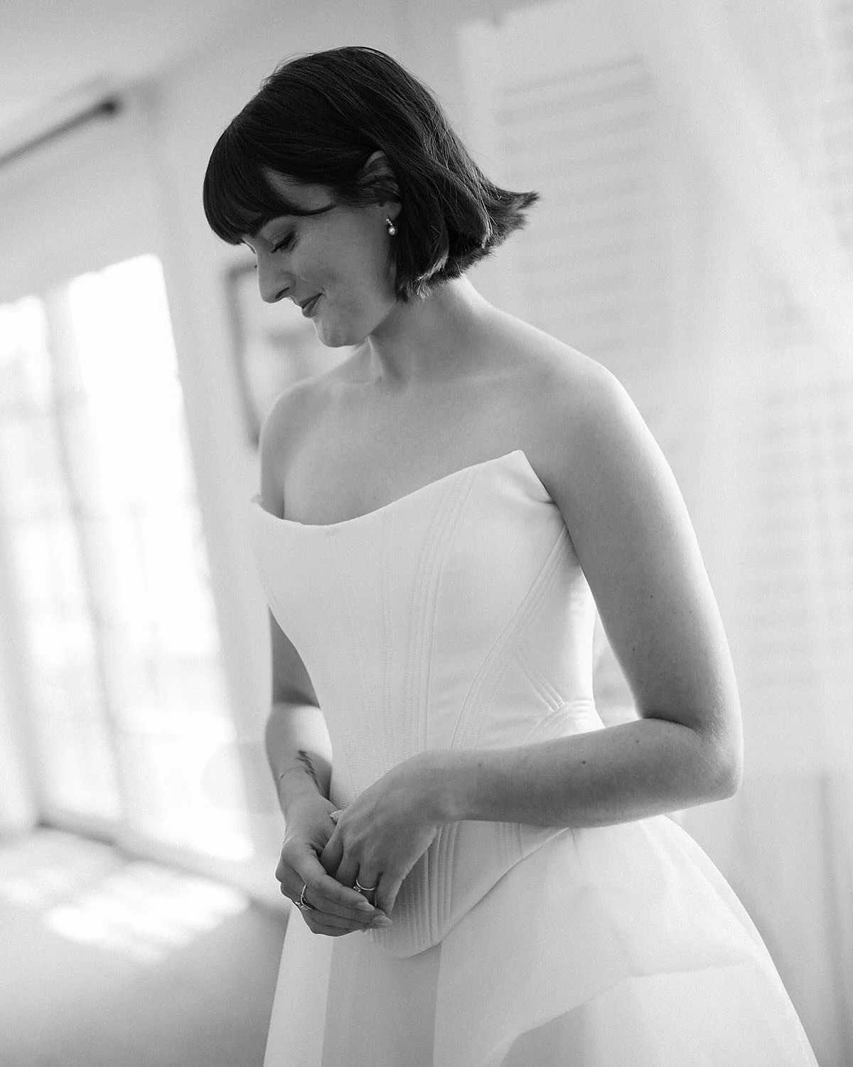 There&rsquo;s just something about a white dress in a black and white photo 👰🏻&zwj;♀️🤍

Photos: @bradenyoungphoto 
Dress: @saintbridal
Venue: @missionranchcarmel 
Hair and Makeup: @blushhairandmakeupdesign 

#bride #bridestyle #bridegoals #bridein