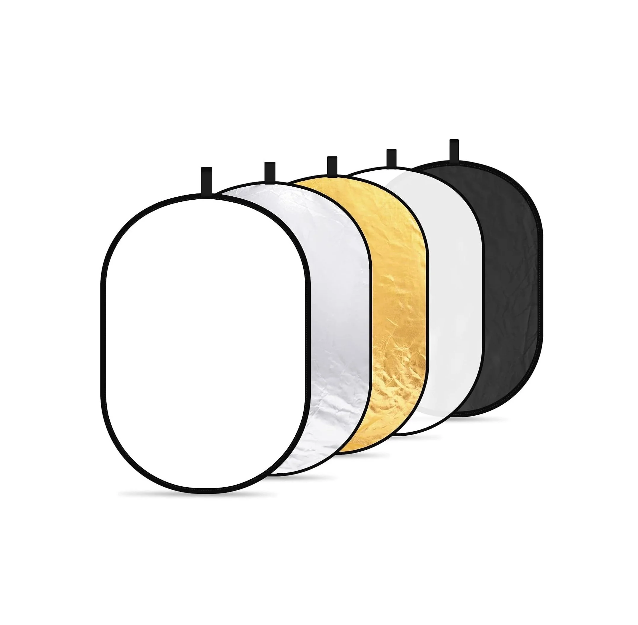 Reflector de luz 5 en 1 Reversible RF0609 Neewer ovalado 60x90cms SKU: 88008128