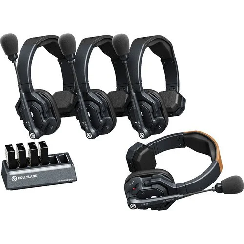 Sistema de intercomunicación Hollyland Solidcom SE Global 4S para 4 personas SKU: SOLIDCOMSE-4S
