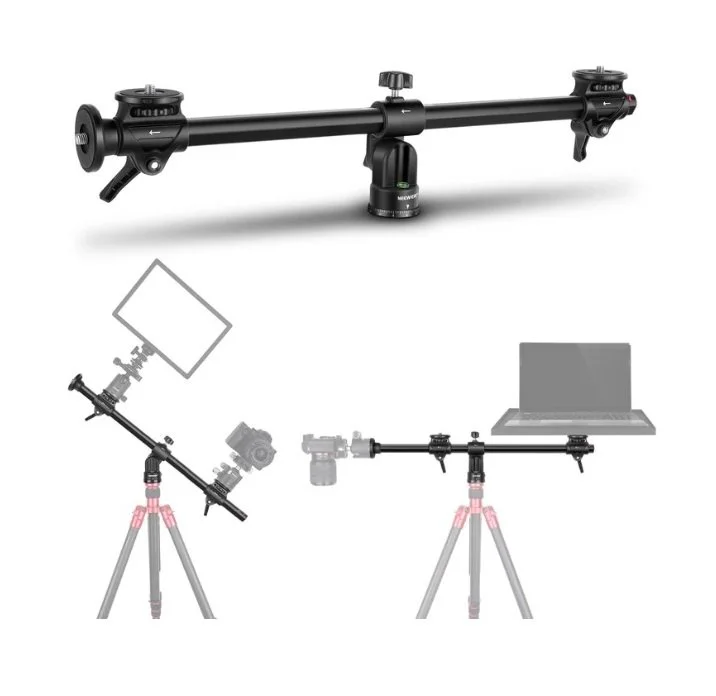 Cabezal giratorio ajustable con barra de extensión ST-30INT 76cms para trípode Neewer