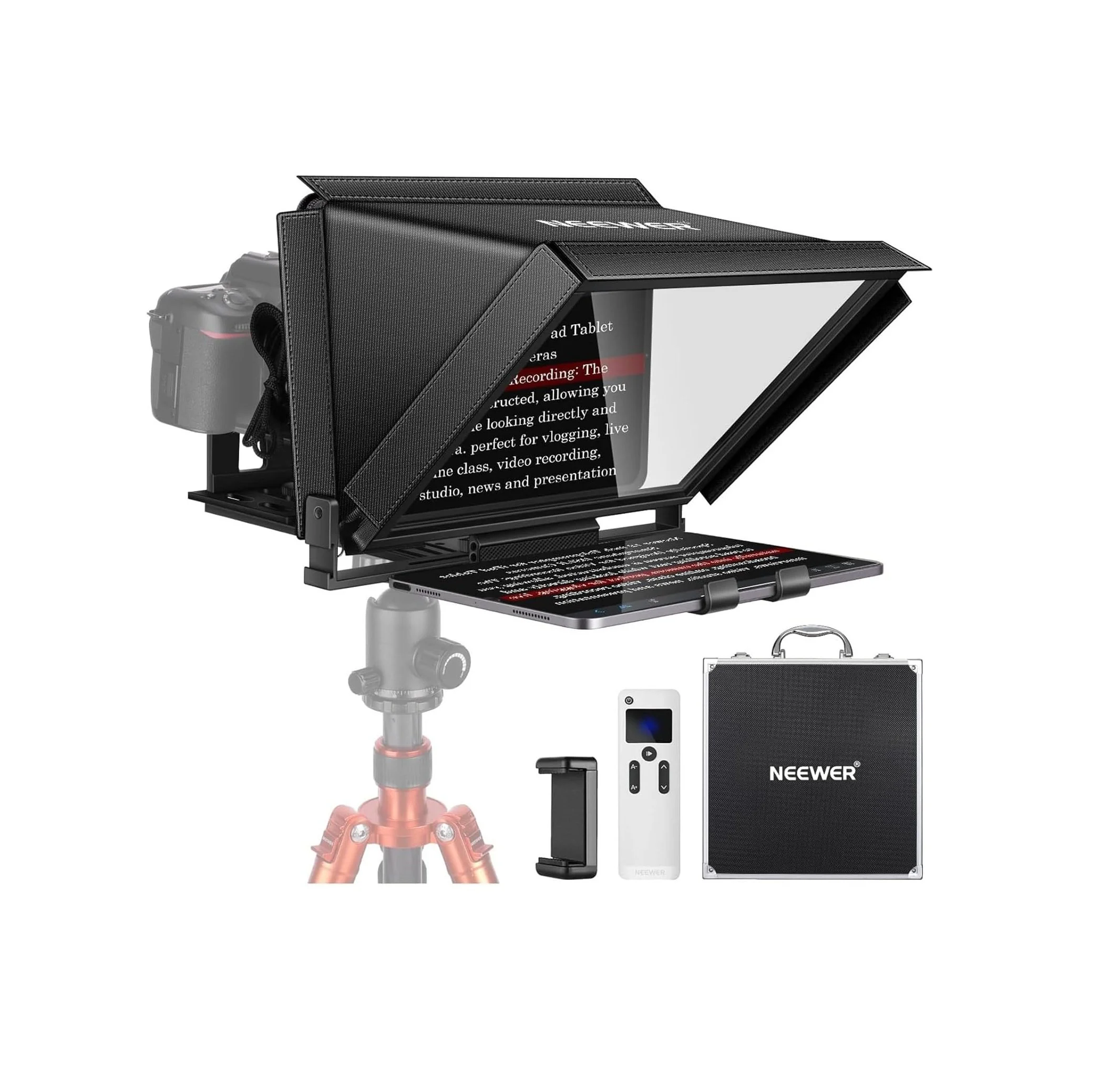 Teleprompter Neewer X12 con aplicación remota y estuche de transporte SKU: 10104761