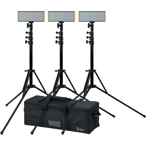 Luminaria Bi-Color LED, Kit de 3 luces Onyx 240. Marca iKan. SKU: OYB240-3PT-KIT