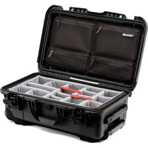 Maleta rígida waterproof Nanuk 935S divisiones internas SKU: 935S-020BK-0A0