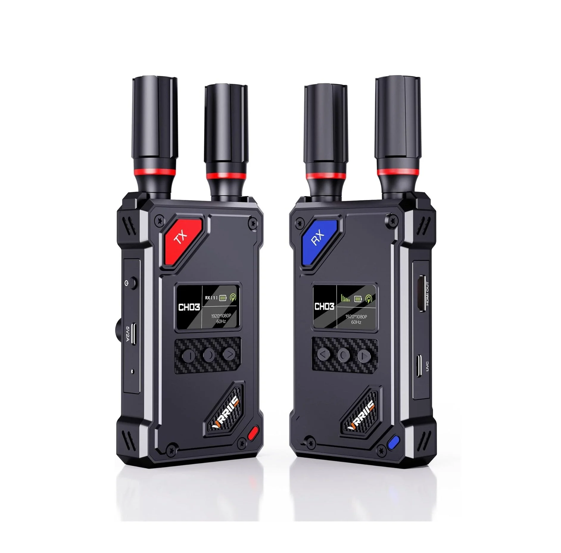 Sistema de transmisión inalámbrico de video WL087 HDMI TX/RX para cámara VRRIIS