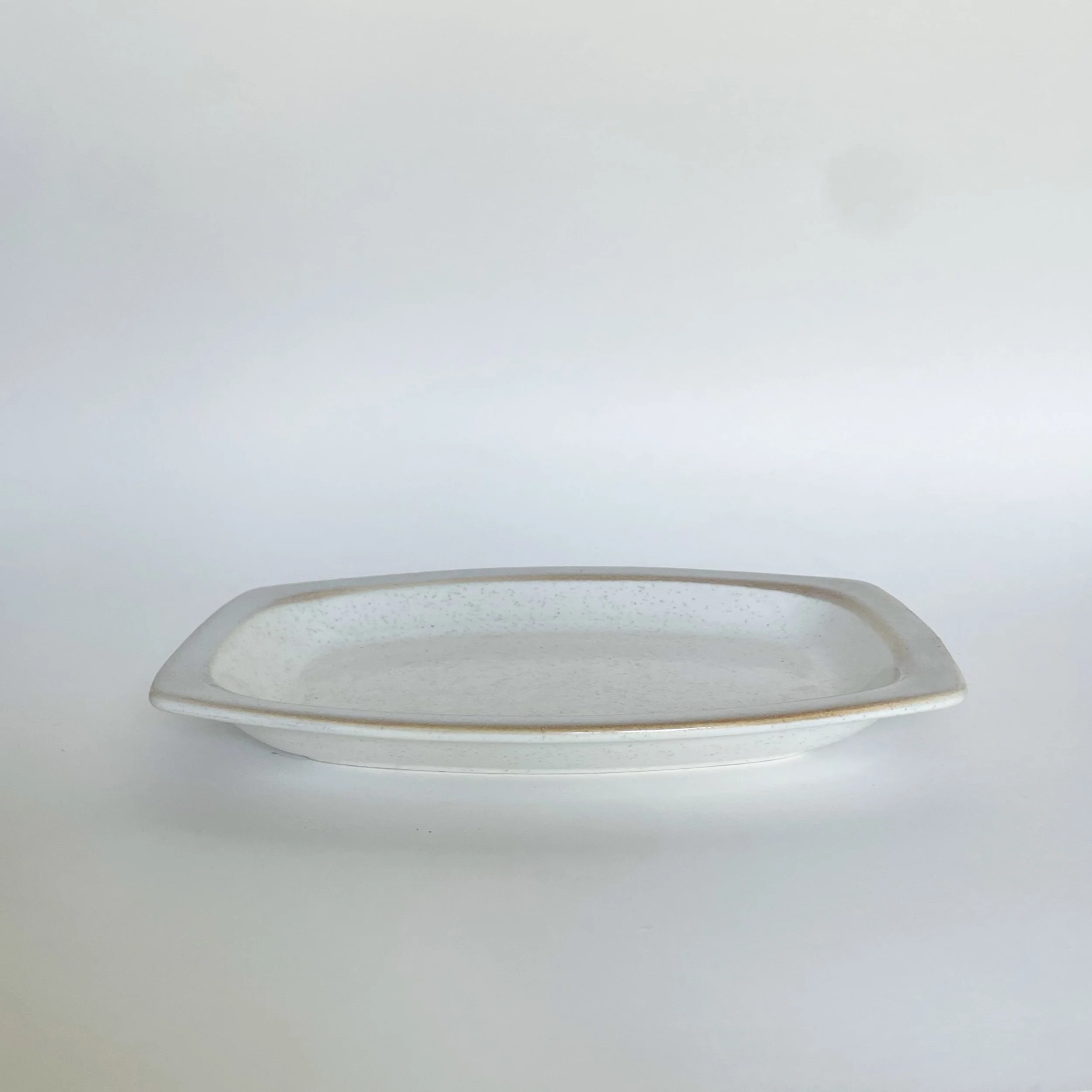 Vintage Oval Stoneware Serving Dish