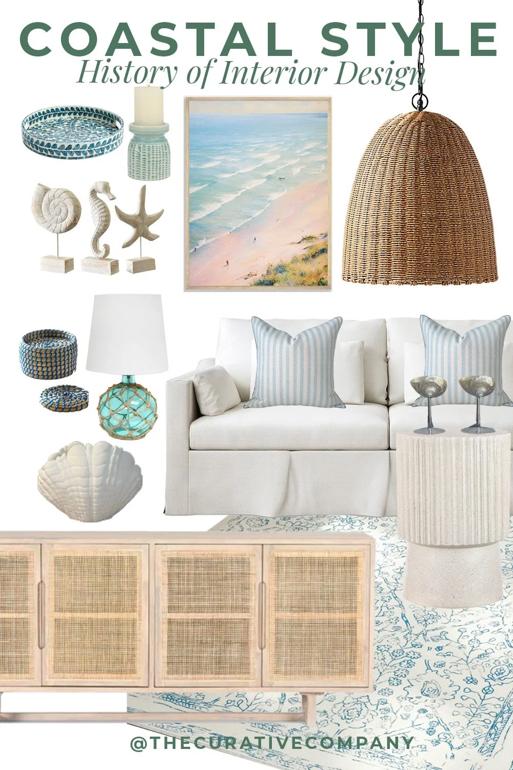 Illustration of Interior Design Style Inspiration From Local Estate Sales
