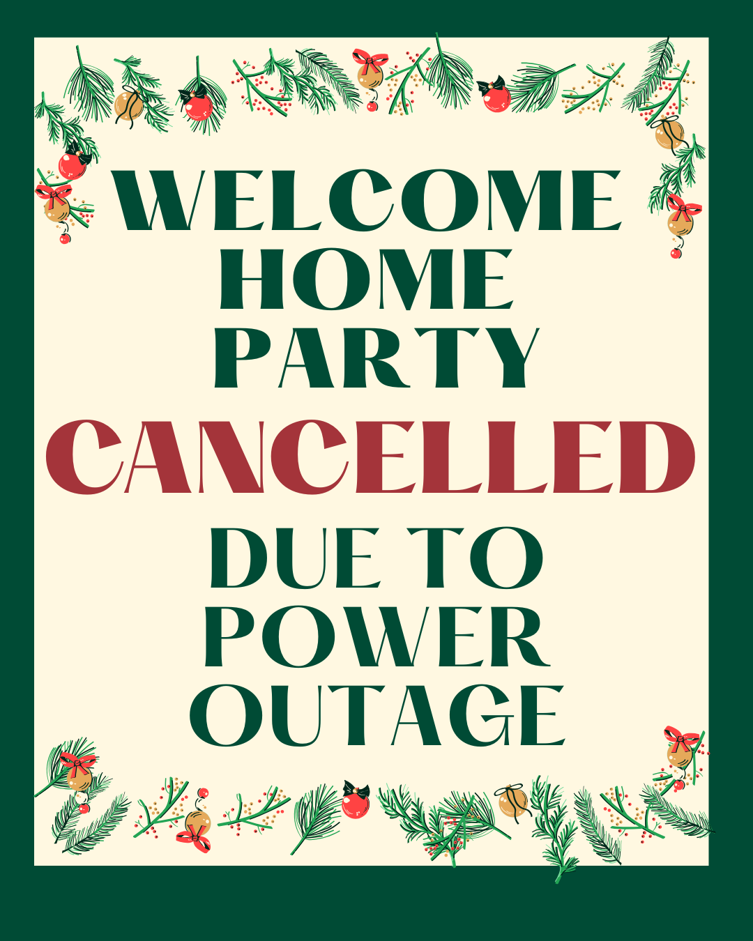 CANCELLED-Welcome Home Get Together