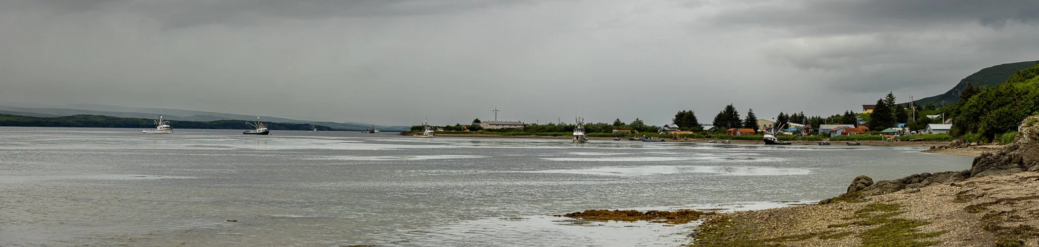 Panoramic view of the village.