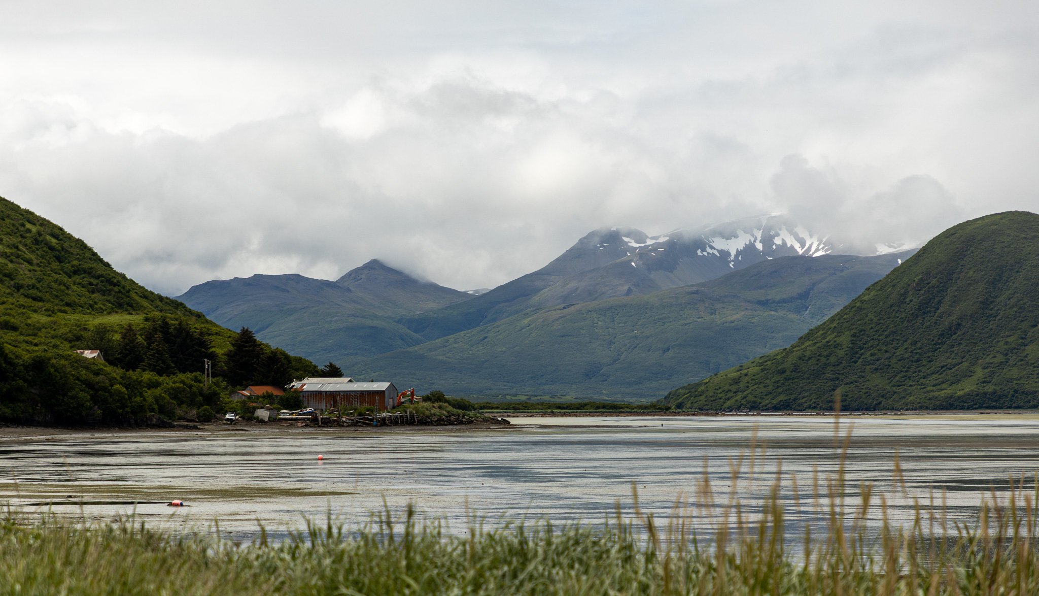 View north toward the Chignik River.