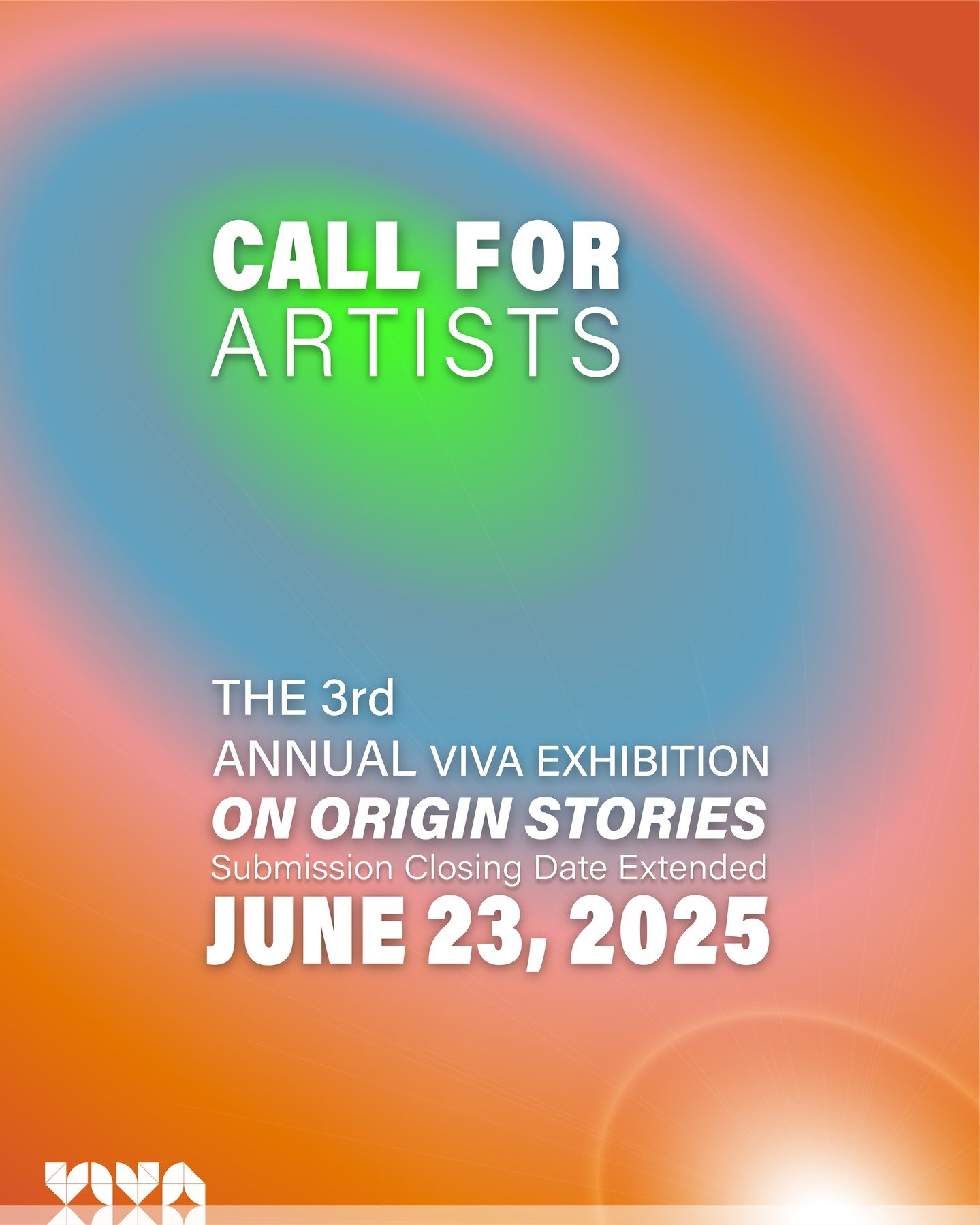 𝗖𝗮𝗹𝗹 𝗳𝗼𝗿 𝗔𝗿𝘁𝗶𝘀𝘁𝘀 &ndash; 𝗘𝘅𝘁𝗲𝗻𝗱𝗲𝗱

VIVA Alliance is extending the submission closing date for its 3rd Annual Exhibition: 𝘖𝘯 𝘖𝘳𝘪𝘨𝘪𝘯 𝘚𝘵𝘰𝘳𝘪𝘦𝘴, happening this September 3&ndash;10, 2025 at the Roundhouse Community Art