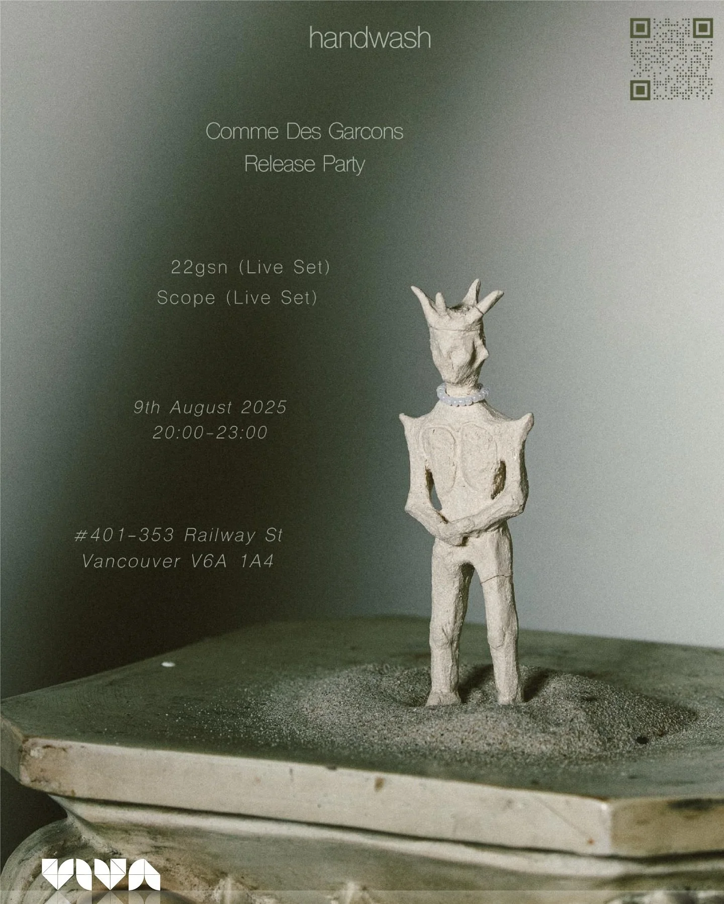 Hong Kong&ndash;born Vancouver artist handwash presents Comme des Gar&ccedil;ons &mdash; a live electronic performance blending real-time visuals and a ceramic sculpture exhibition.

A coming-of-age story through sound, image, and object exploring ma