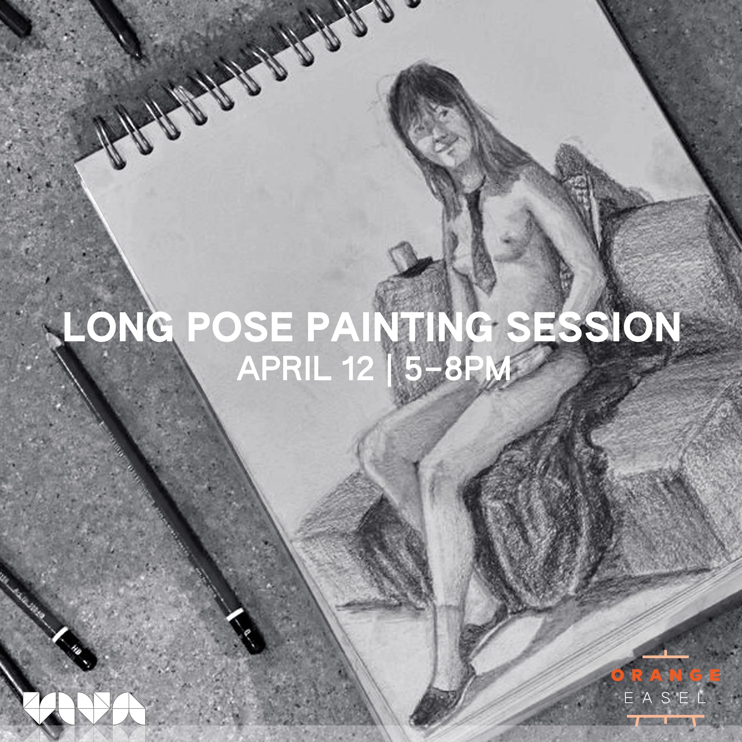 Long Pose Painting Session