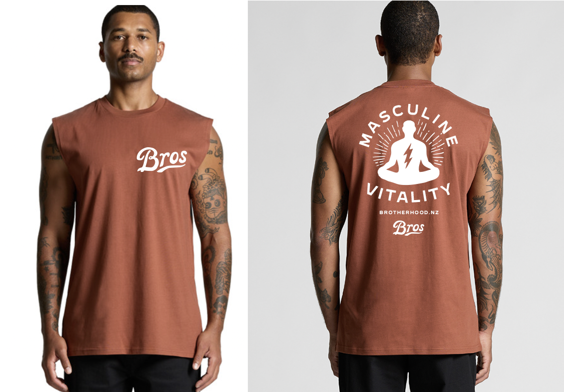 Copper Muscle Tee | Burnt Orange