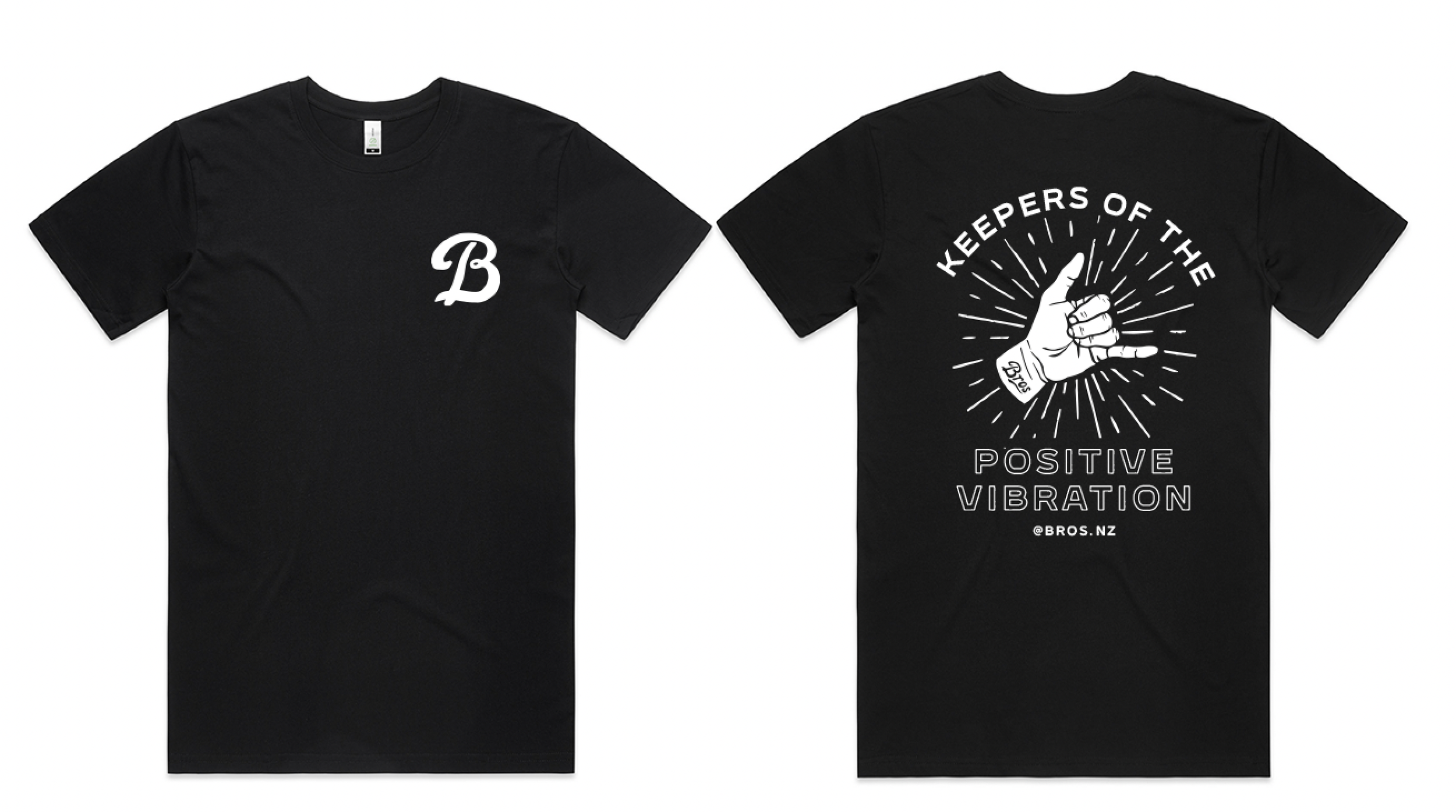 Positive Vibrations Shaka Tee | Black