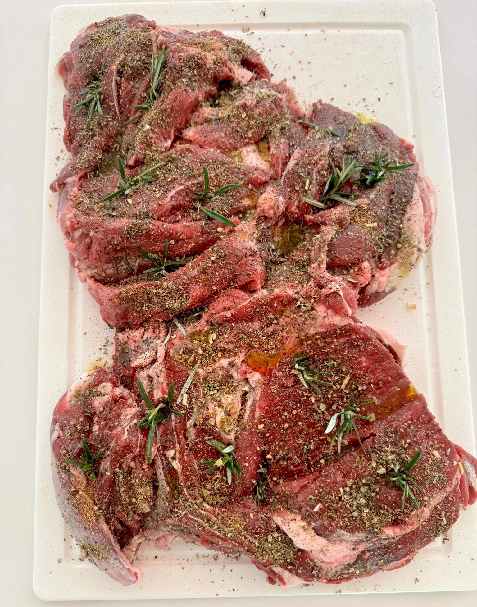 Grilled Butterflied Leg of Lamb