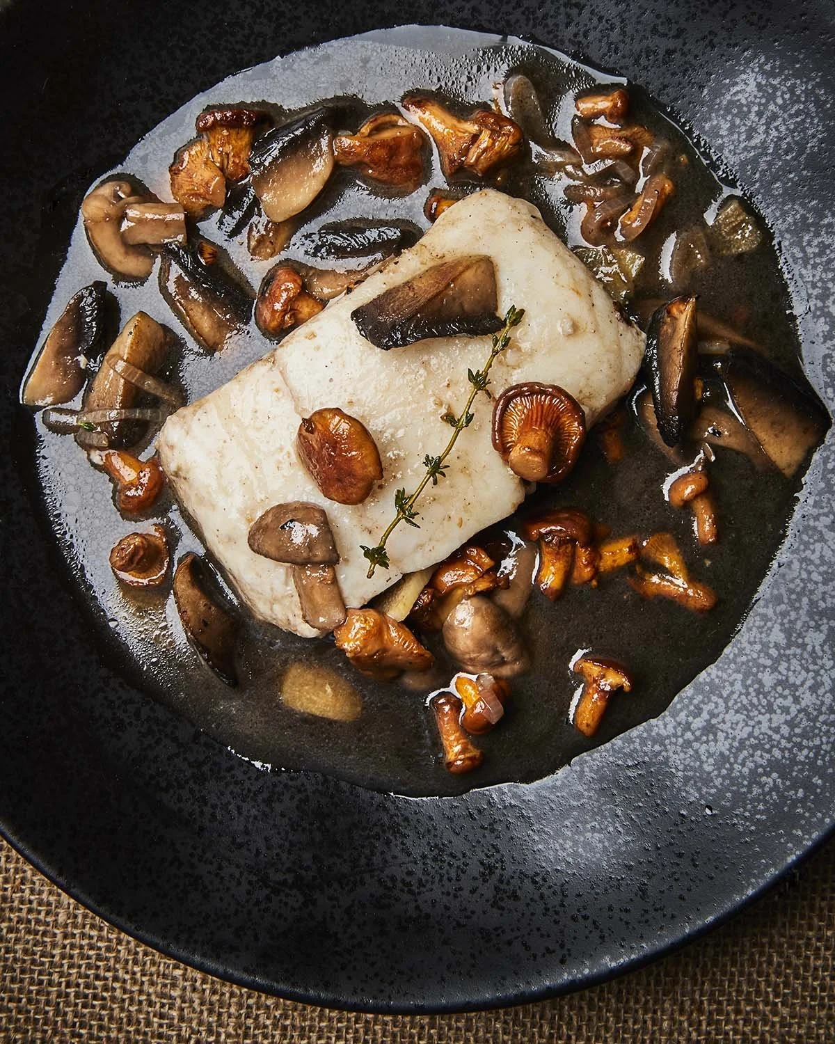 Halibut-Mushroom Casserole