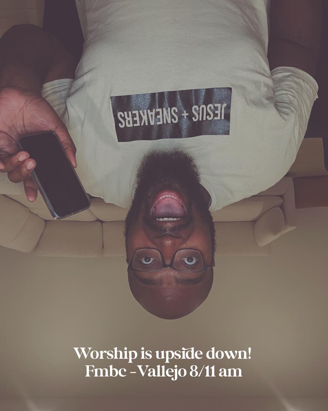 Tomorrows service is upside down!! 
Arrive on time! We are preaching at the top of the hour