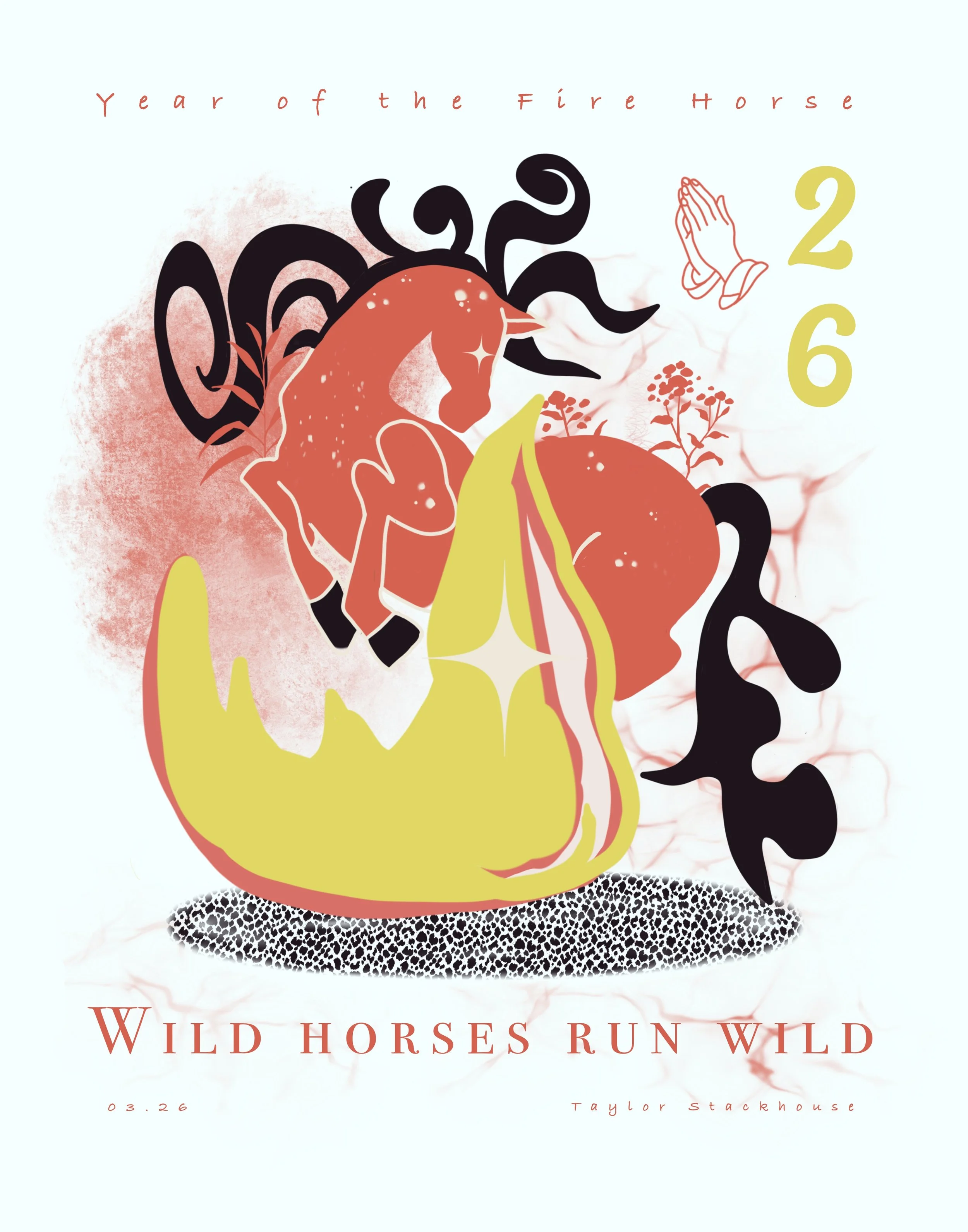 “Year of The Fire Horse” Poster Design