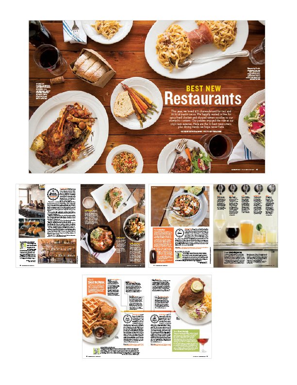 Columbus Monthly Magazine Feature Spreads