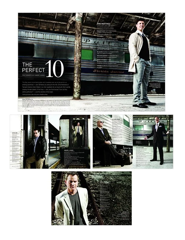 Tampa Bay Illustrated Fashion Feature Spreads