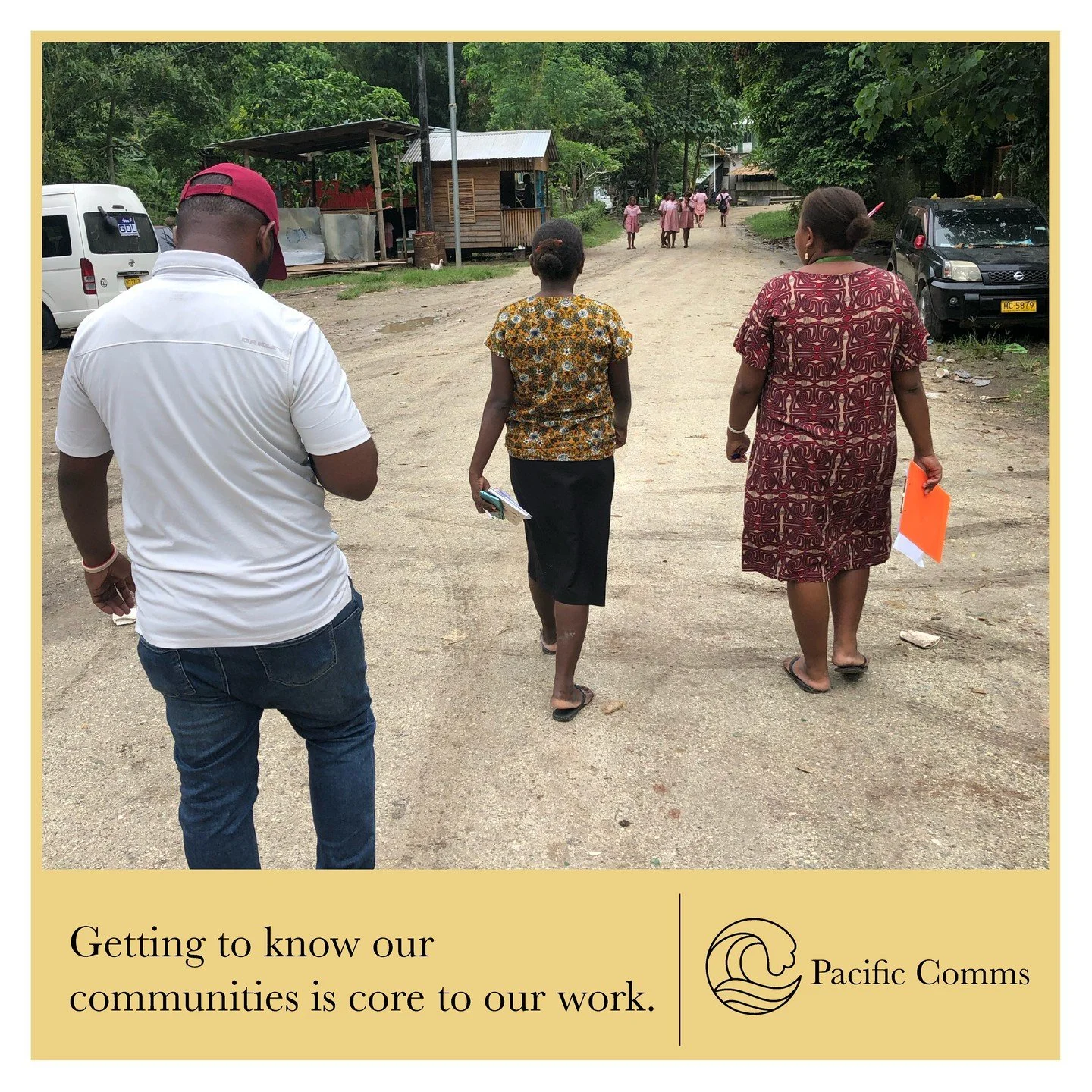 🔑 Engagement is KEY! 🔑
At Pacific Comms we get out on the ground and not only scope but get to know our community that we want to work with before we start any project. It's not jsut about consulation, but giving awareness and the opportunity for c