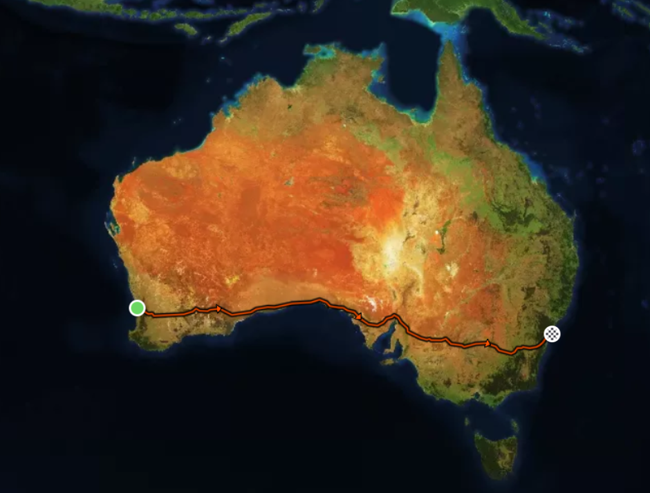 Perth to Sydney Run — Turnbull Adventures