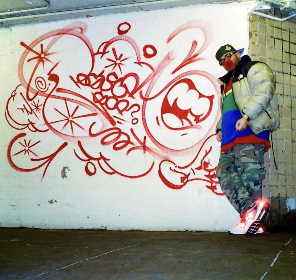 poster graffiti hand style