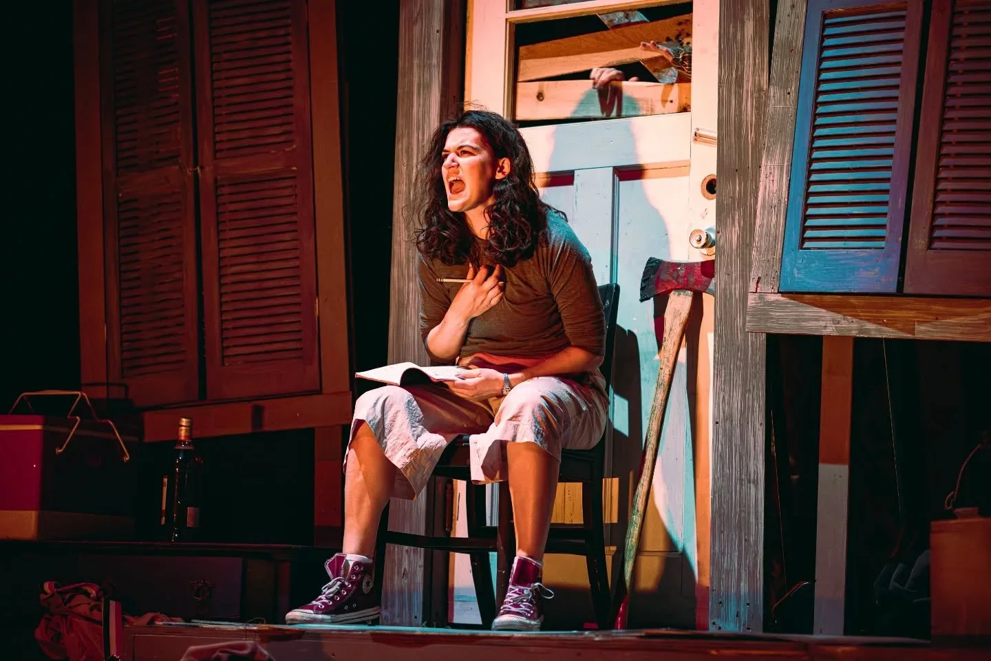 Happy opening to the cast and crew of The Birds!

Gwyneth Abrams and Landon Hudson star in the Minnesota State University, Mankato production of Conor McPherson's The Birds.

director: Dr. Heather Elise Hamilton
psm: Dylan Johnson @dylyboi1015
set de