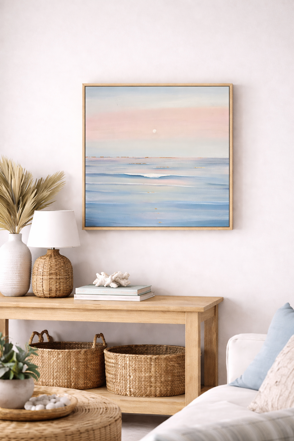 In the glow of the tide seascape painting by Justine Palkowski.png