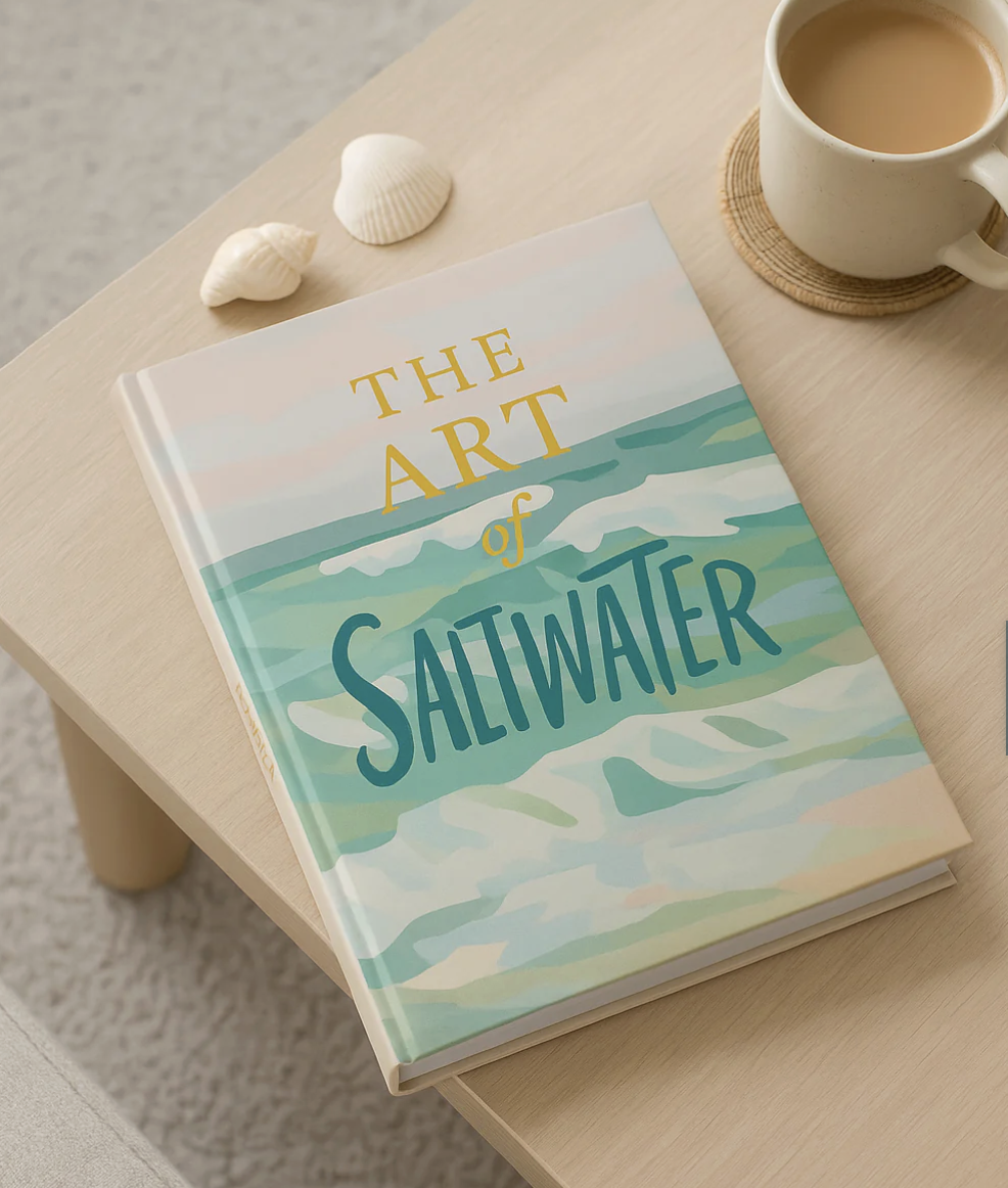 The Art of Saltwater Coastal Coffee Table Book Cover