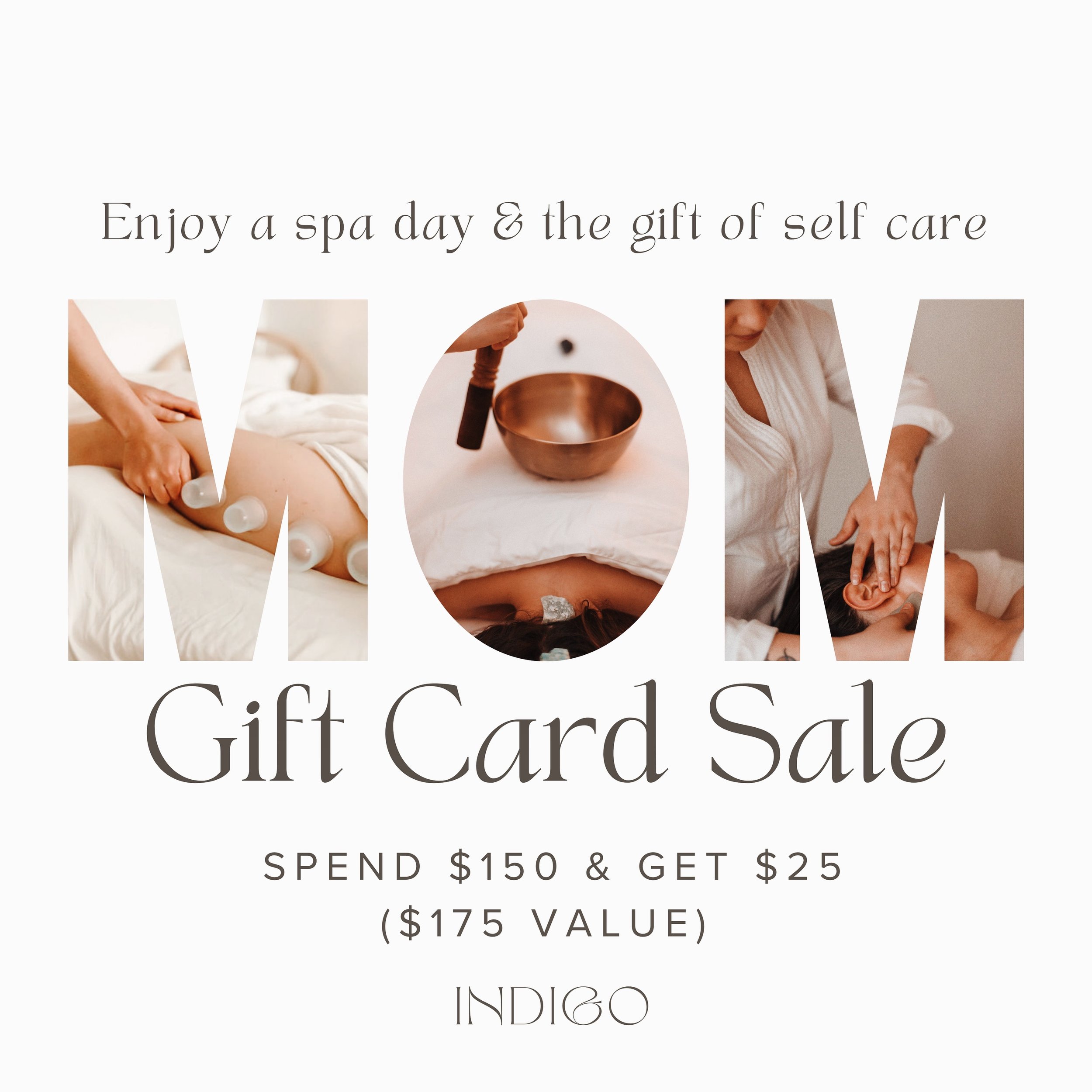 Mother&rsquo;s Day Gift Card Sale&mdash; extended through 5/31✨

Spend $150 and get $25 ($175 value). 
Purchase online! 🫶🏼🛍️💐
